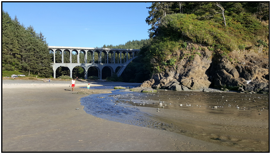 Bridge at Heceta Beach, OR - 2024 Cape Creek Bridge